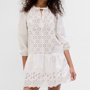 Gap Eyelit Mini Dress
